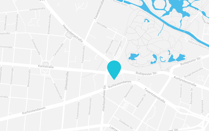 Map showing location of Berlin Office
